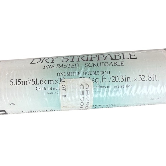 Vintage Cat Kitty Wallpaper Double Roll Polka Dots Flowers Kitschy Sunworthy NOS - Picture 7 of 8